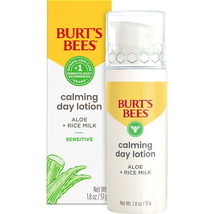Burt&#39;s Bees Calming Day Lotion with Aloe Rice Milk for Sensitive Skin, 1... - $14.84