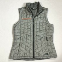 North Face Womens Full Zip Lightweight Thermoball Puffer Vest Small Embr... - £31.57 GBP