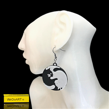 3D printed 2cats earrings - $23.90