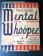 Vintage Game Puzzle 1934 Mental Whoopee Party Games ULTRA RARE - $40.00