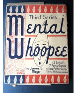 Vintage Game Puzzle 1934 Mental Whoopee Party Games ULTRA RARE - $735.59 MXN