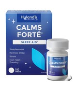 Hyland&#39;s CALMS FORTE Sleep Aid Nervous Tension &amp; Anxiety Relief 100 Tabl... - £31.23 GBP
