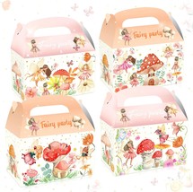12 PCS Fairy Party Favors Boxes Fairy Mushroom Party Boxes Wild Mushrooms Party  - £28.04 GBP