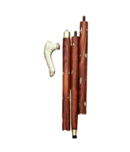 Wooden Walking Stick For Women And Men - Wooden Walking Cane Hand Carved Stick - £33.25 GBP