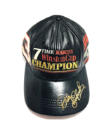 VINTAGE #3 Dale Earnhardt 7-TIME Winston Cup Champion Genuine Leather Ha... - $721.31 MXN