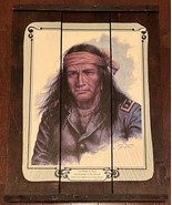 Original Raisinrak Vintage Bill Hampton 1976 Apache Indian Art Print on ... - €33,95 EUR