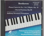 Beethoven Piano Concerto No. 1 in C minor Op 15 Choral Fantasy Anthony N... - $8.00