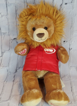 Build-A-Bear Workshop Lion Plush CDW Corp IT TECH with Red Puffer Vest 1... - $15.79