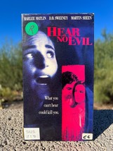 Hear No Evil starring Marlee Matlin - D. B. Sweeney - Martin Sheen (VHS, 1993) - £4.75 GBP