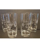 John Deere Etched Drinking Water Glasses Model L Tractor 1937-1946 Set o... - $88.75