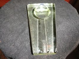 Comoy's Clear Heavy Glass Cigar Ashtray Italy image 6