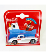 Majorette 200 Series Coca-Cola &#39;58 Chevy Corvette Race Car Toy Metal 199... - $16.36 CAD