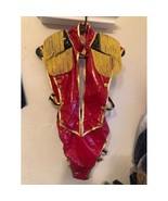 NEW Sexy Circus Ringmaster  SZ Large Cutaway Bodysuit Halloween W/ Hat W... - €23,68 EUR