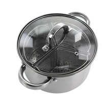 Oster Sangerfield 5 Piece 4 Quart Stainless Steel Dutch Oven with Lid an... - $100.99