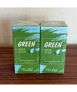 2X Green Tea Clay Mask Stick Purifying Deep Cleansing Blackhead Acne Rem... - $188.11 MXN