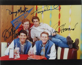 Happy Days Cast Signed Photo X4 - Ron Howard, Henry Winkler, Anson Williams +w/C - £310.94 GBP