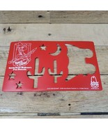 1994 QUICK DRAW McGRAW Arby&#39;s STENCIL Plastic 8.5x5&quot; Hanna-Barbera Promo... - £7.74 GBP