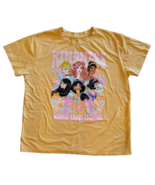 Disney Princess Tee Shirt Women Size L Yellow &#39;Kindness Grows From Within&#39; - £7.47 GBP