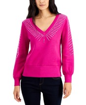 MSRP $70 Inc International Concepts Petite Embellished Sweatshirt Size PL - £17.65 GBP