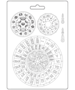 Stamperia Soft Mold, Clocks, A5, Venice City of Art, paper crafts, miniatures - $16.62 CAD