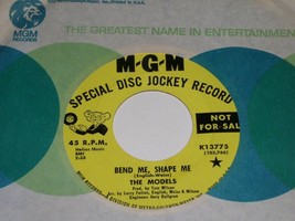 The Models Bend Me Shape Me In A World Of Pretty Faces 45 Rpm Record MGM Promo - £199.24 GBP