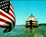 Steamer Delta Queen Departs Memphis TN UNP 1976 Rotary Convention Postca... - $9.85