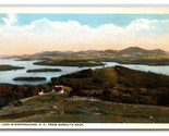 Lake Winnepesaukee From Meredith Neck New Hampshire NH UNP WB Postcard H20 - £2.29 GBP