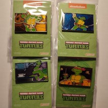 Teenage Mutant Ninja Turtles All Turtles Enamel Pin Set of 4 Official TMNT Pins - £30.92 GBP