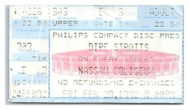 Dire Straits Ticket Stub Février 20 1992 Uniondale New York - £32.50 GBP