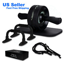 6-In-1 Fitness Abdominal Core Building Extra Wide Workout Ab Roller Wheel - £38.03 GBP