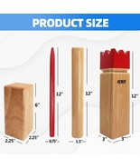 GSE Wooden Numbered Block Toss/Kubb Yard Game Set. Outdoor Backyard Lawn - €67,60 EUR