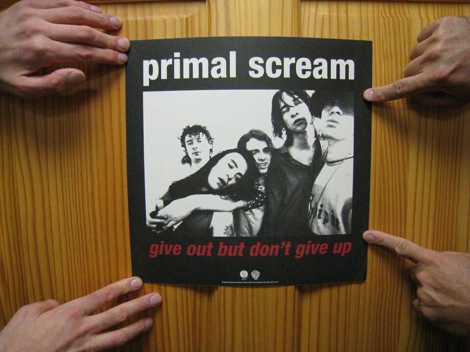 Primal Scream Poster Give Out But Don&#39;t Give - $27.08