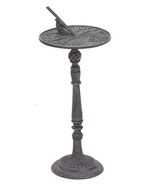 Cast Iron Rustic Verdigris Whimsical Dragonfly Garden Sundial Roman Nume... - €68,73 EUR