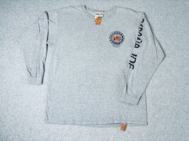 Pirana Joe Long Sleeve T Shirt Gray - Fish Tag - Progreso Mexico - 100% ... - $13.50