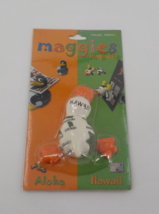 MAGGIES MAGNETS HAWAII EDITION FRONT &amp; BACK OF WHITE DUCK ALOHA HAWAIIAN... - $5.99