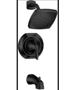 Moen Lindor 82504BL Matte Black 1-Handle Bathtub and Shower Faucet - $118.80