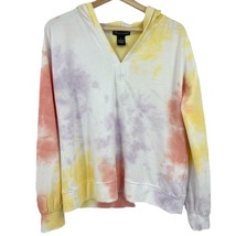 Women&#39;s Tie Dye Sweatshirt Sz Small Pullover Hoodie Design 365 - $21.78