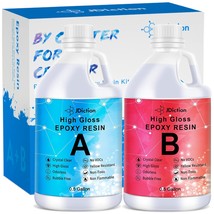 Epoxy Resin Clear High Gloss Epoxy Resin, Maximum 1.5 Inch Deep Pour 1 Gallon Ca - £81.52 GBP