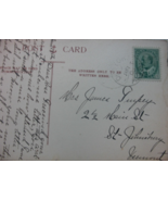 Vintage Post card of: “Felling Big Tree, B. C.” No. 1093. Green One Cent... - $150.00