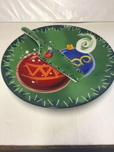 Fiesta Christmas  ~ Large Serving Platter &amp;  Utensil , made by Today’s L... - $19.69