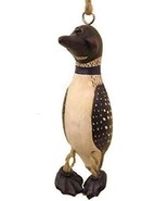 Loon Bird Dangly Feet Hanging Resin Ornament Hand-Painted NWT - £15.76 GBP