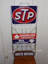 Vintage STP Embossed Gasoline Oil Treatment Folding Rack - $445.50
