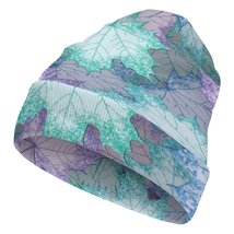 Mondxflaur Colorful Leaf Winter Beanie Hats Warm Men Women Knit Caps for... - £15.14 GBP