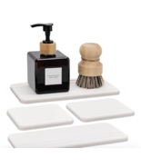 Set of 4 Water Absorbent Diatomite Tray, Kitchen Soap Tray,Diatomaceous ... - $27.12 CAD