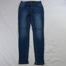 Maurices Small High Rise Skinny Dark Wash Stretch Denim Jeans - £10.73 GBP