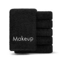 Makeup Removal Towels Microfiber 13x13 Washcloth Reusable Embroidered 6pcs - £21.57 GBP