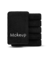 Makeup Removal Towels Microfiber 13x13 Washcloth Reusable Embroidered 6pcs - £21.23 GBP