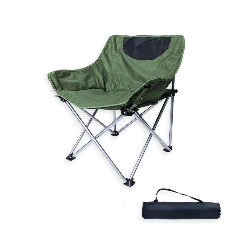 Outdoor Camping Folding Chair Portable Back Fishing Chair Leisure Campin... - £106.74 GBP