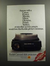 1978 Kodak Carousel Projectors Ad - Anyone with a Canon, Konica, Minolta - £14.78 GBP