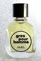 Gres Pour Homme ✱ Rare Vtg Mini Perfume Miniature Parfum Paris (4ml ??) - £19.46 GBP